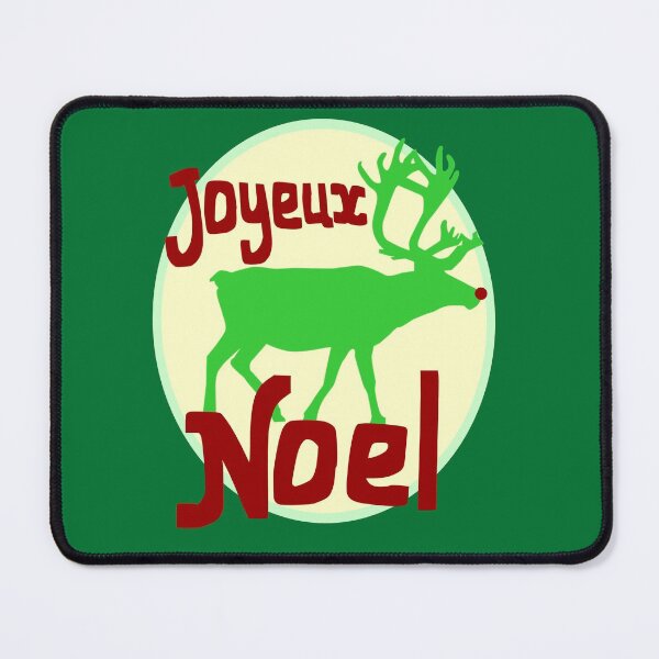 Item preview, Joyeux Noel deer designed and sold by sandpiperstudio.