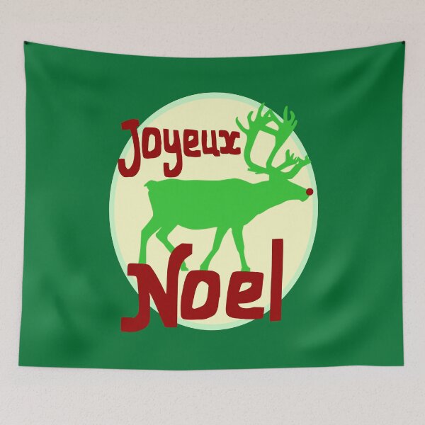 Artikelvorschau, Joyeux Noel Hirsch entworfen und verkauft von sandpiperstudio.