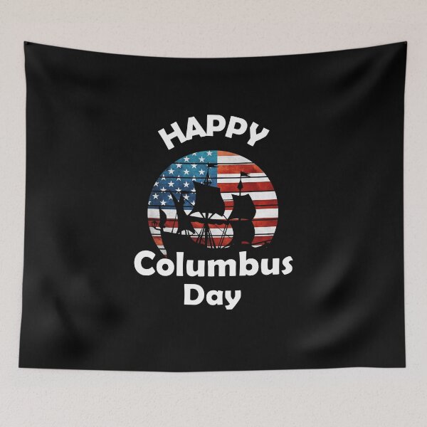 Item preview,  happy columbus day designed and sold by golden-rose0.