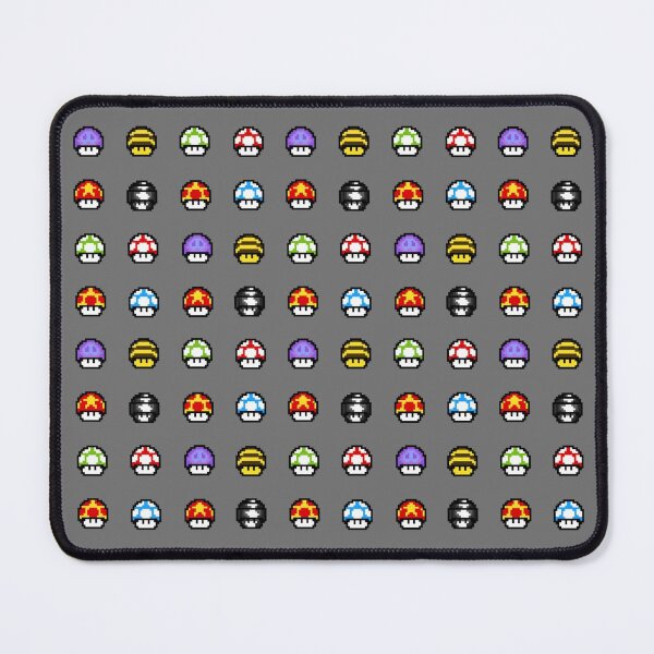 Item preview, Retro Pixels Design - Mushroom Pattern designed and sold by epinkb.
