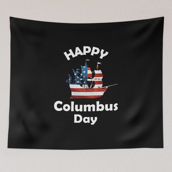 Item preview,  happy columbus day designed and sold by golden-rose0.