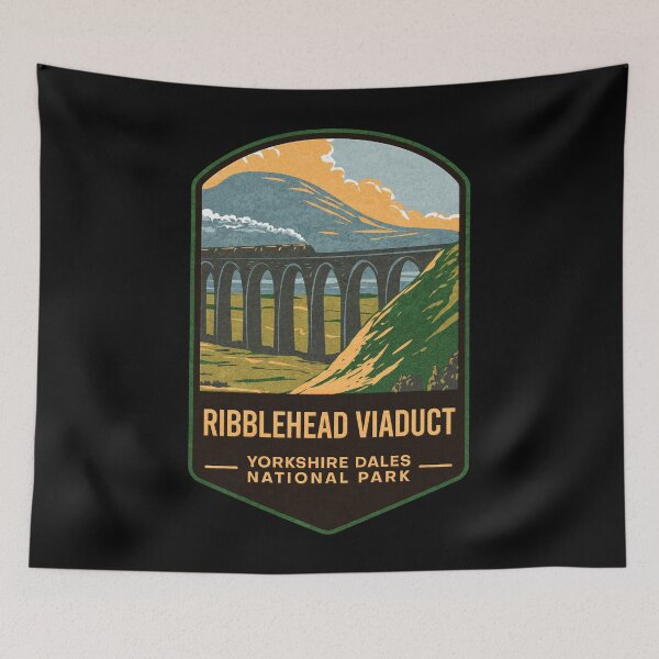 Item preview, Ribblehead Viaduct Yorkshire Dales National Park designed and sold by JordanHolmes.