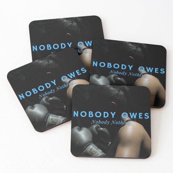 Item preview, Nobody Owes Nobody Nothing Boxing Quote designed and sold by PHLDesign.