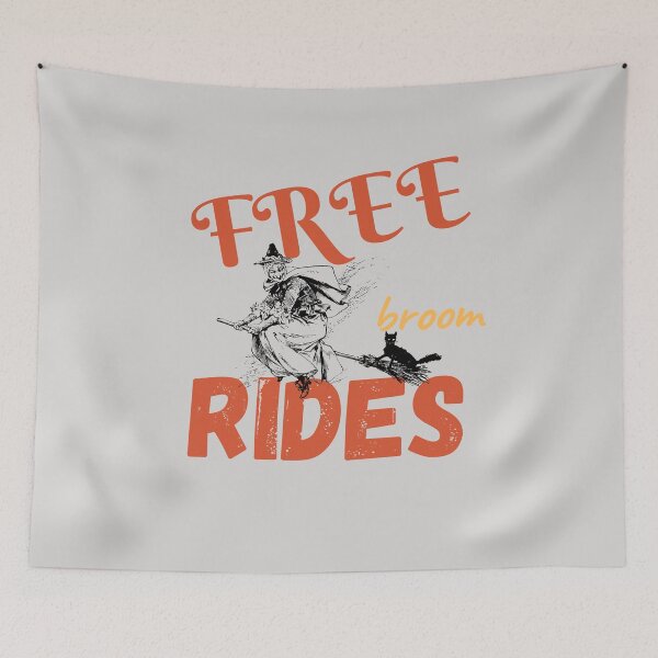 Item preview, Free Broom Rides Witch on Broom designed and sold by LifeProApperal.