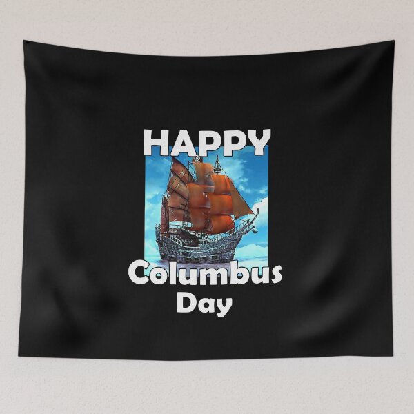 Item preview,  happy columbus day designed and sold by golden-rose0.