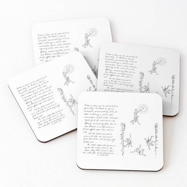 Item preview, Grail Diary Pages #1 (BLACK) designed and sold by TheUnseenPeril.