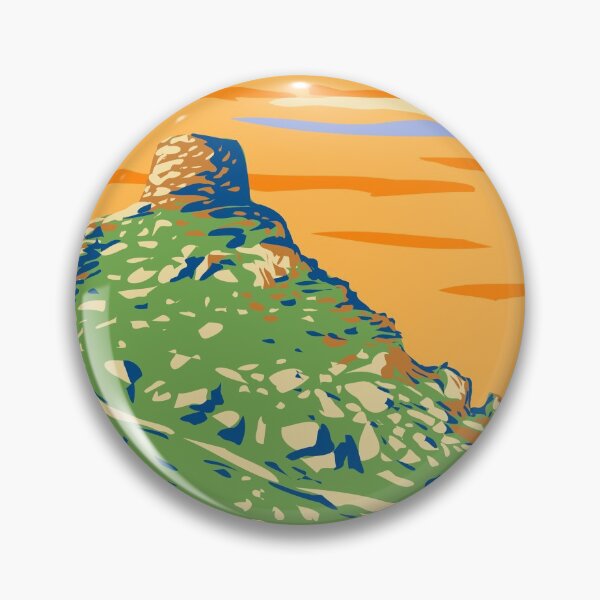 Item preview, Castle Rock at Valley of the Rocks at Lynton Within Exmoor National Park North Devon South West England UK Art Deco WPA Poster Art designed and sold by patrimonio.