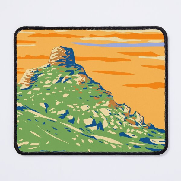 Item preview, Castle Rock at Valley of the Rocks at Lynton Within Exmoor National Park North Devon South West England UK Art Deco WPA Poster Art designed and sold by patrimonio.