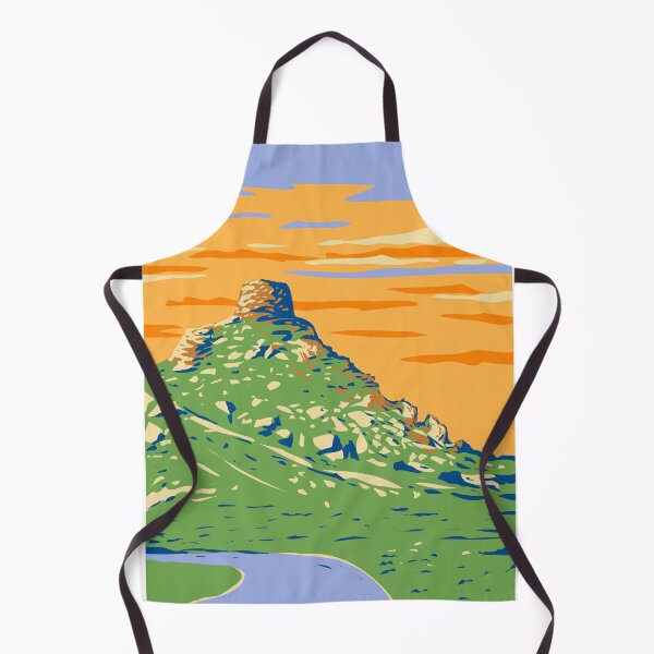 Item preview, Castle Rock at Valley of the Rocks at Lynton Within Exmoor National Park North Devon South West England UK Art Deco WPA Poster Art designed and sold by patrimonio.