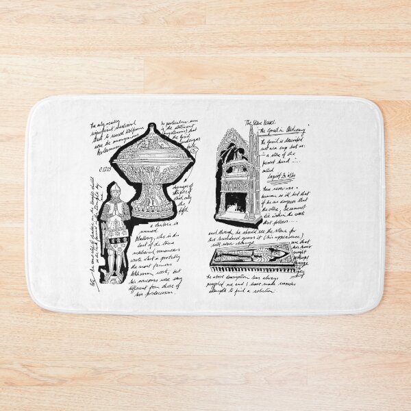 Item preview, Grail Diary Pages #2 (BLACK) designed and sold by TheUnseenPeril.