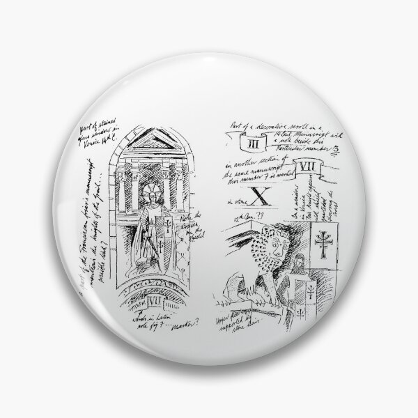 Item preview, Grail Diary Pages #3 (BLACK) designed and sold by TheUnseenPeril.