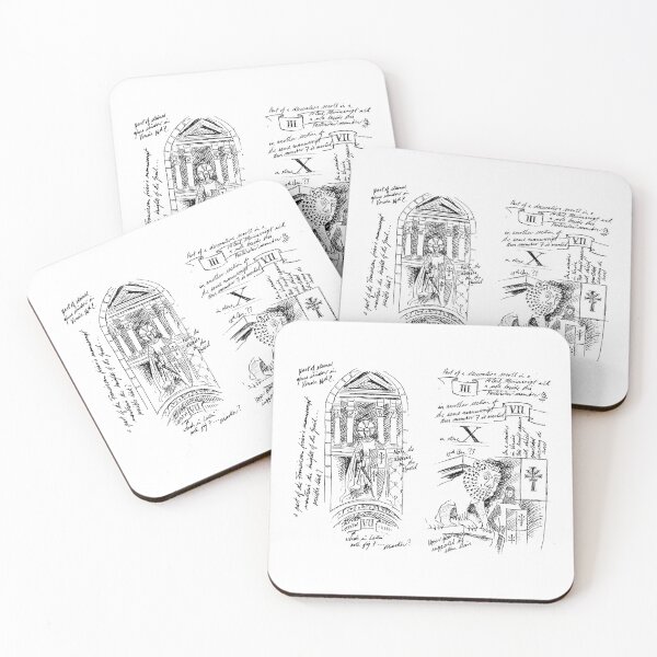 Item preview, Grail Diary Pages #3 (BLACK) designed and sold by TheUnseenPeril.