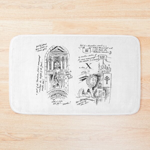 Item preview, Grail Diary Pages #3 (BLACK) designed and sold by TheUnseenPeril.