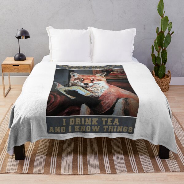 Artikelvorschau, That’s What I Do I Read Books I Drink Tea And I Know Things fox entworfen und verkauft von BOSHIRT.