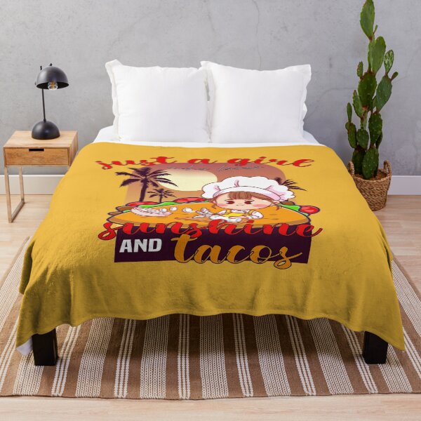 Item preview, Just a girl who loves sunshine and tacos designed and sold by Hero Prod.