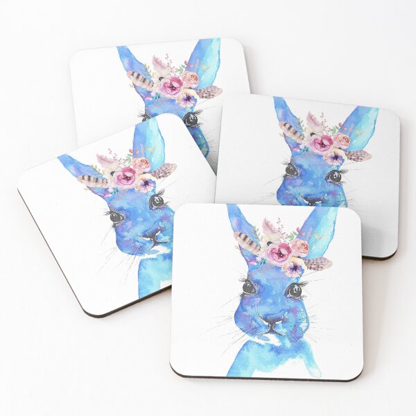 Item preview, Blue Boho Bunny designed and sold by Linda  Hammond.