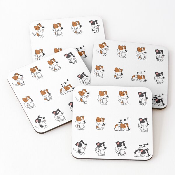 Item preview, Multiple cute dogs sticker pack 5 designed and sold by RafaelLima7.