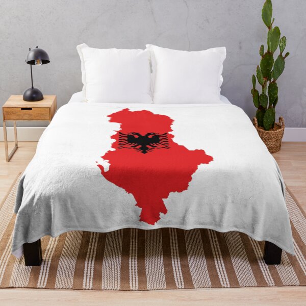 Item preview, Albania Flag Country Outline designed and sold by obviouslogic.