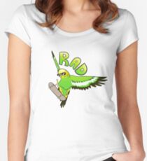 Rad Skatebirder Women's Fitted Scoop T-Shirt
