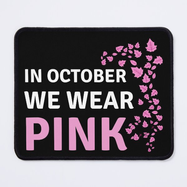Item preview, In October We Wear Pink - Autumn Leaves designed and sold by appareltolove.