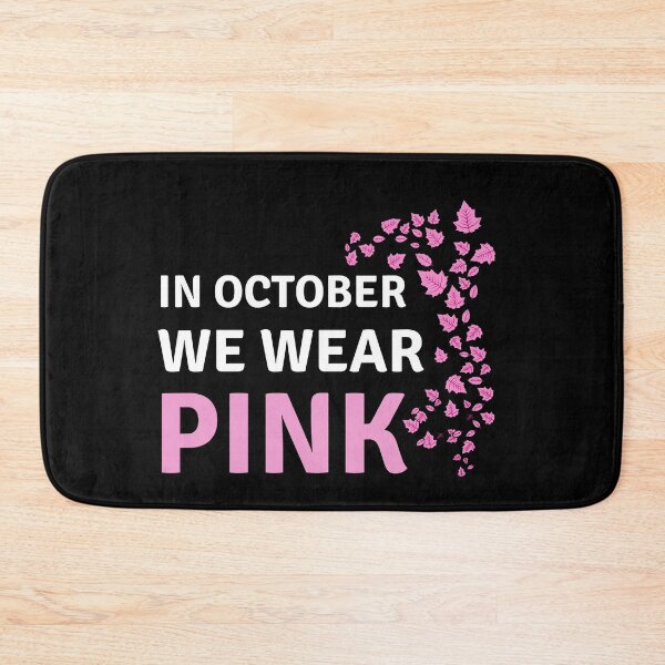 Item preview, In October We Wear Pink - Autumn Leaves designed and sold by appareltolove.
