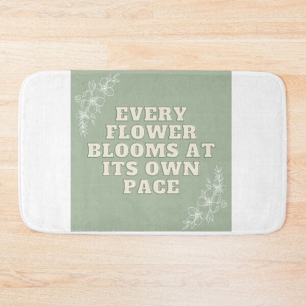Item preview, Sage Green Blooming Flowers Quote designed and sold by anonaesthetic.