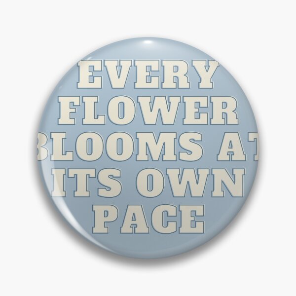 Item preview, Baby Blue Blooming Flowers Quote designed and sold by anonaesthetic.