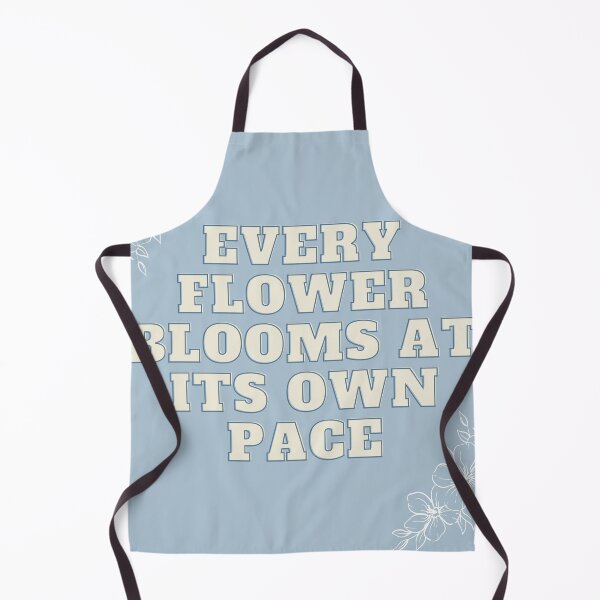 Item preview, Baby Blue Blooming Flowers Quote designed and sold by anonaesthetic.