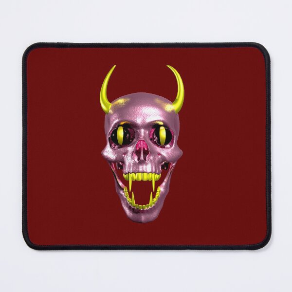 Item preview, Halloween Demon skull in pink designed and sold by bradm50.