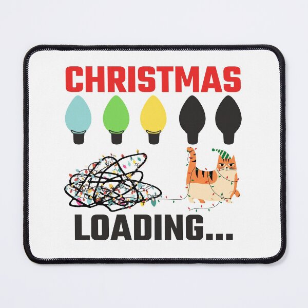 Item preview, Christmas Loading Funny Tangled Lights and Cat designed and sold by ACC .