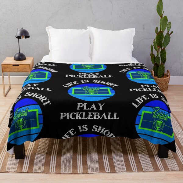 Item preview, Life Is Short Play Pickleball designed and sold by WoodburyLake.