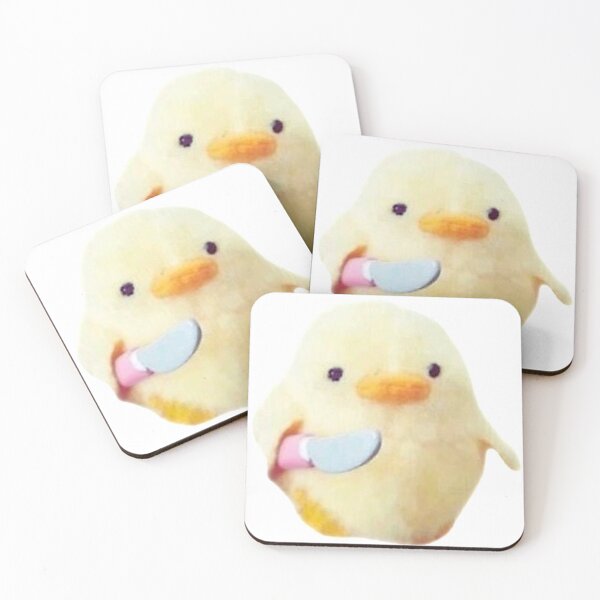 Item preview, Duck with knife meme designed and sold by BlkBearyDesigns.