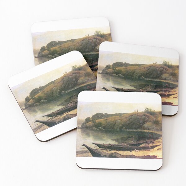 Item preview, 'Canoes' by Bierstadt (Reprint) designed and sold by Classic Visions Gallery.