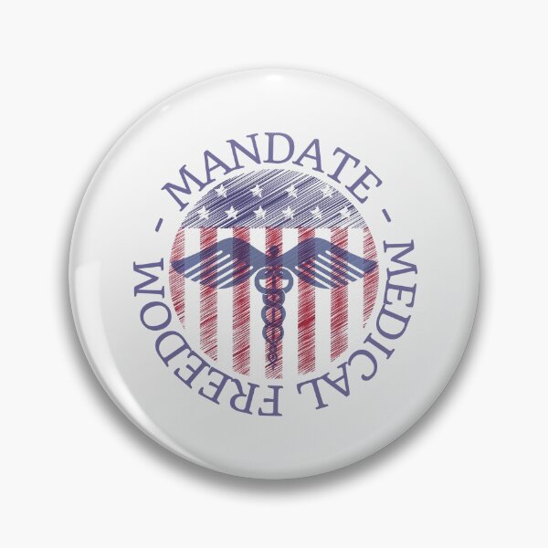 Item preview, Mandate medical freedom, American flag design designed and sold by Auntieck.