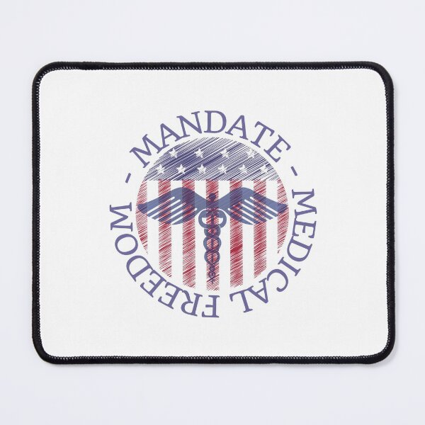 Item preview, Mandate medical freedom, American flag design designed and sold by Auntieck.