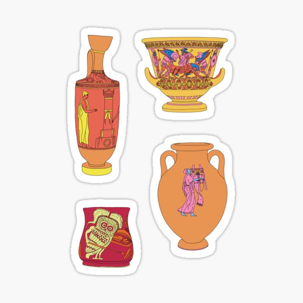 Greek Ceramics Group 1 Sheet Sticker