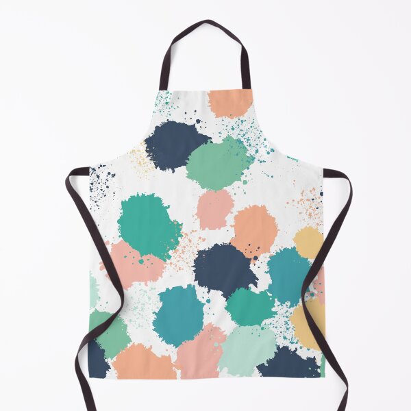 Item preview, Splash of color. Abstract graffiti.  Navy, blue, teal, green, coral, peach, pink.  designed and sold by ABInspired.