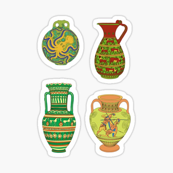 Greek Ceramics Group 2 Sheet Sticker