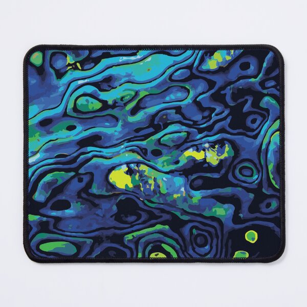 Item preview, Graphic Paua New Zealand Albalone Sea Shell Green Blue Yellow designed and sold by Ciara Shortall.