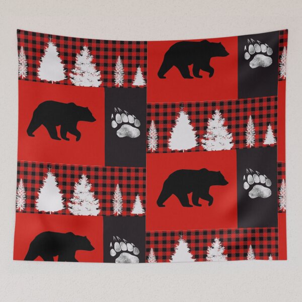 Item preview, Buffalo plaid bear designed and sold by mclaurin612.