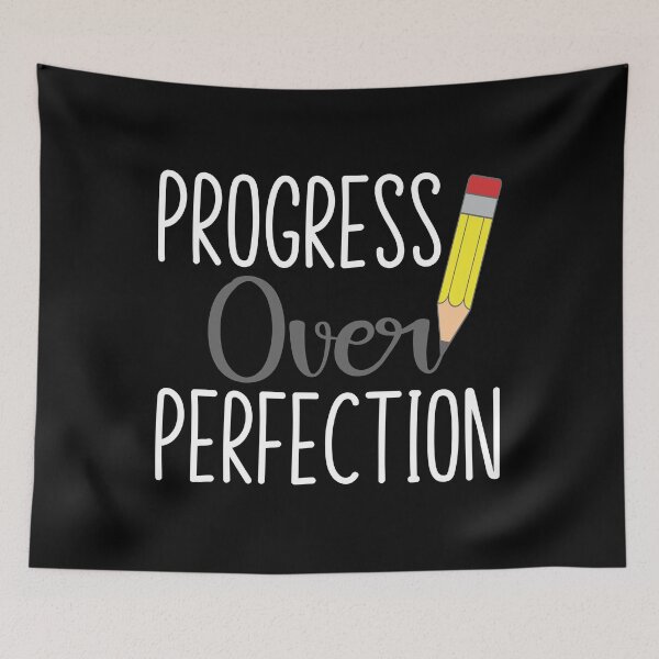Item preview, Motivational Progress Over Perfection Teacher designed and sold by creativebrother.