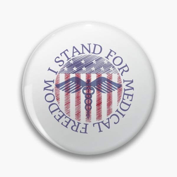 Item preview, I stand for medical freedom, American flag design designed and sold by Auntieck.