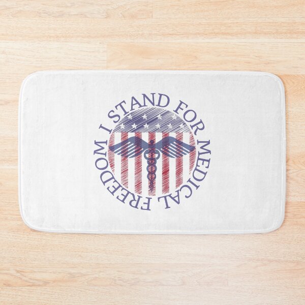 Item preview, I stand for medical freedom, American flag design designed and sold by Auntieck.