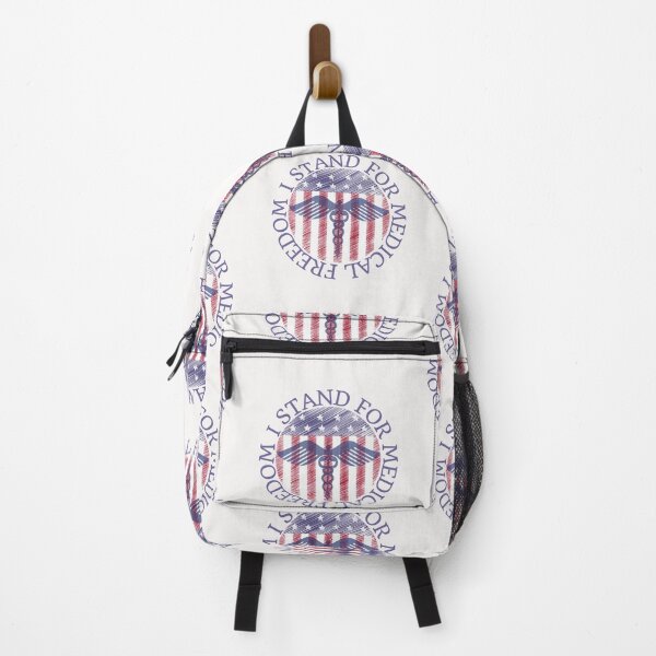 Item preview, I stand for medical freedom, American flag design designed and sold by Auntieck.