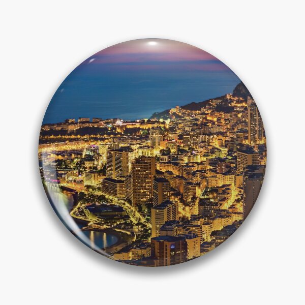 Item preview, Monte Carlo Monaco Skyline Dusk Sunset designed and sold by Piper-Deals.