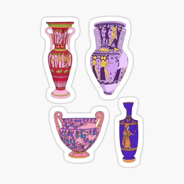 Greek Ceramics Group 4 Sheet Sticker