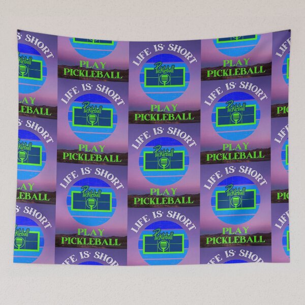 Item preview, Life Is Short Play Pickleball designed and sold by WoodburyLake.