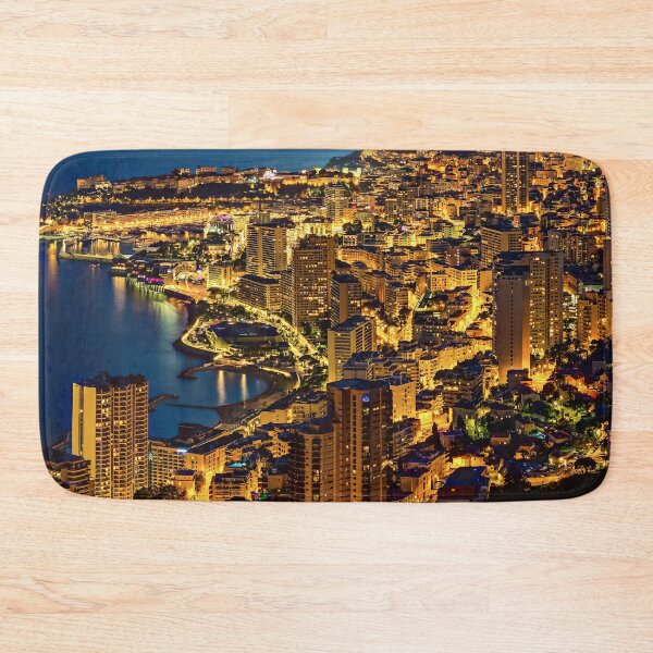 Artikelvorschau, Monte Carlo Monaco Skyline Abenddämmerung Sonnenuntergang entworfen und verkauft von Piper-Deals.