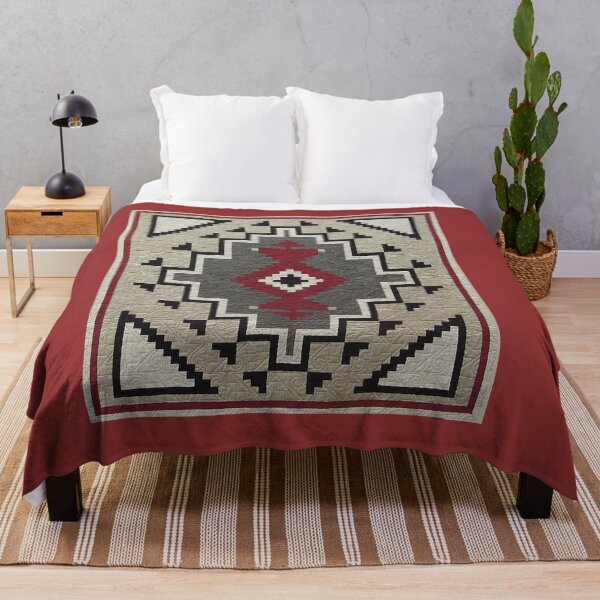 Item preview, Navajo blanket, Southwestern Art, native american art, Indian art, Arizona, dessert, geometric pattern, bow and arrows, cowboys and indians, indigenous art, tribe, teepee, tom keys designed and sold by Nostrathomas66.