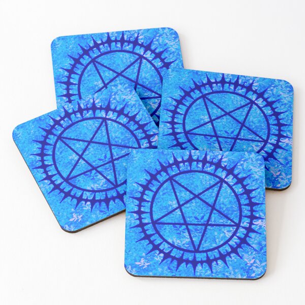 Item preview, Deep Blue Pentacle designed and sold by Eli6Art.